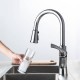 New Three Way Filtered Water Purifier Tap Water Sink Purify Kitchen Mixer Pull Out Filter System Water Filter Kitchen Faucet